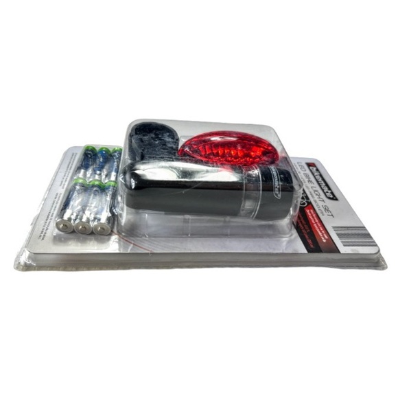 New Bikemate LED Bike Light Set, Front And Rear Lights - Picture 7 of 9